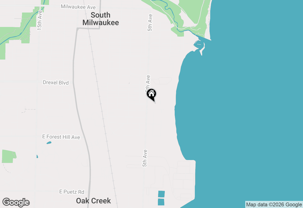 Map of 3333 5th Ave #6F, South Milwaukee, WI 53172