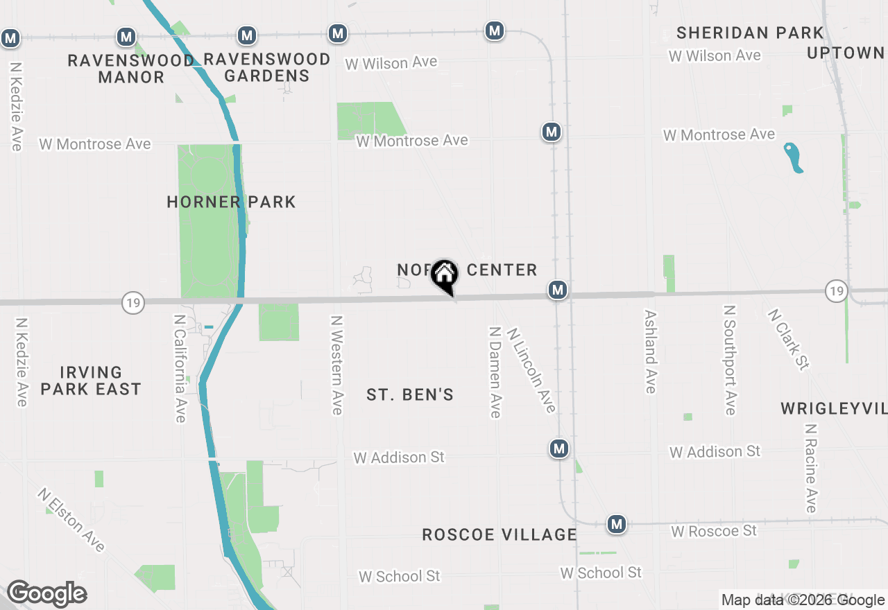 Map of 2117 W Irving Park Road #1R, Chicago, IL 60618