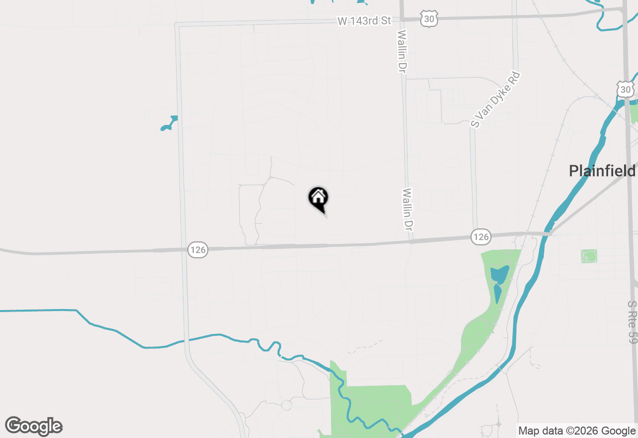 Map of 25106 W Soldier Way, Plainfield, IL 60544