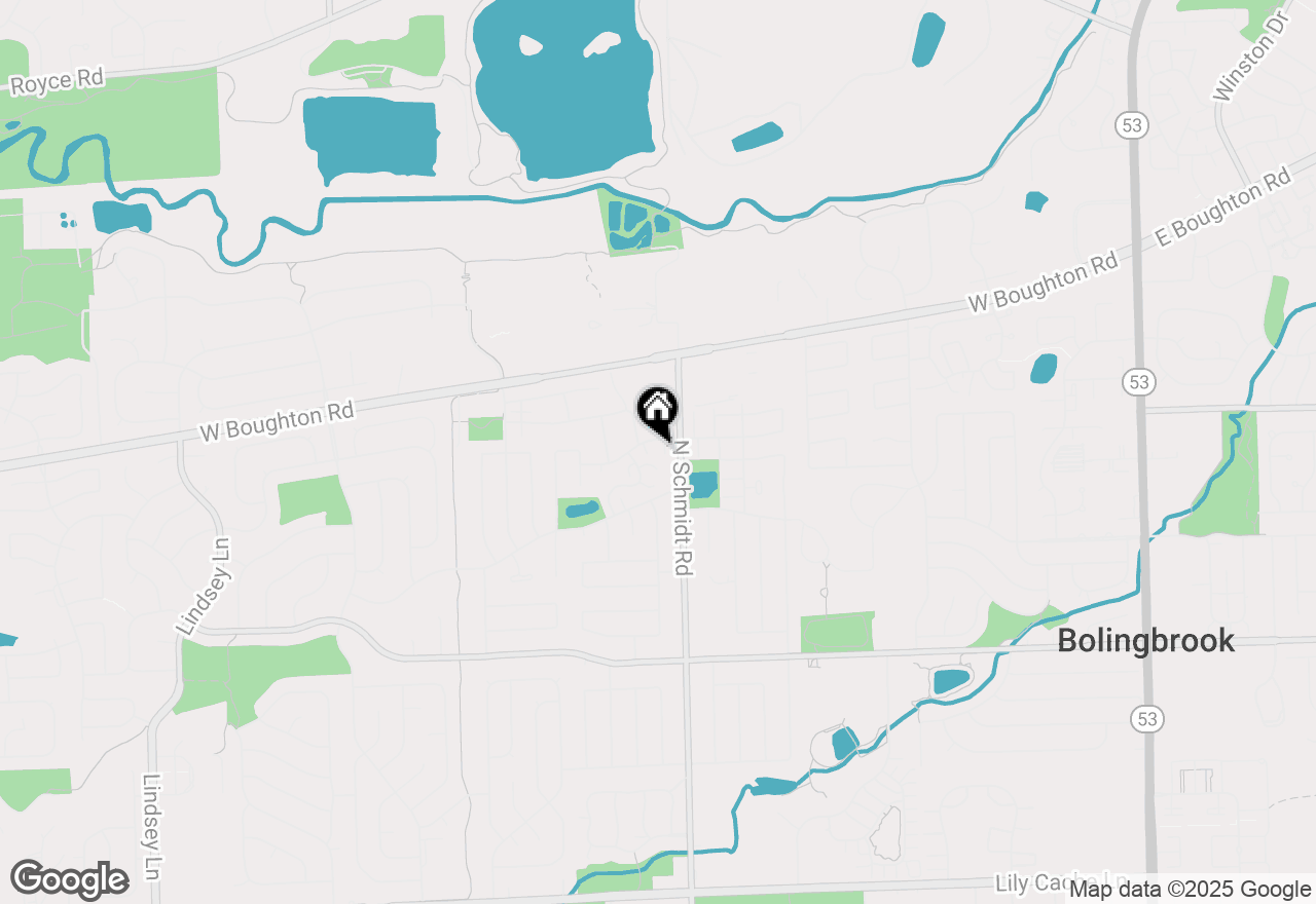 Map of 228 Elkhorn Court #B, Bolingbrook, IL 60440