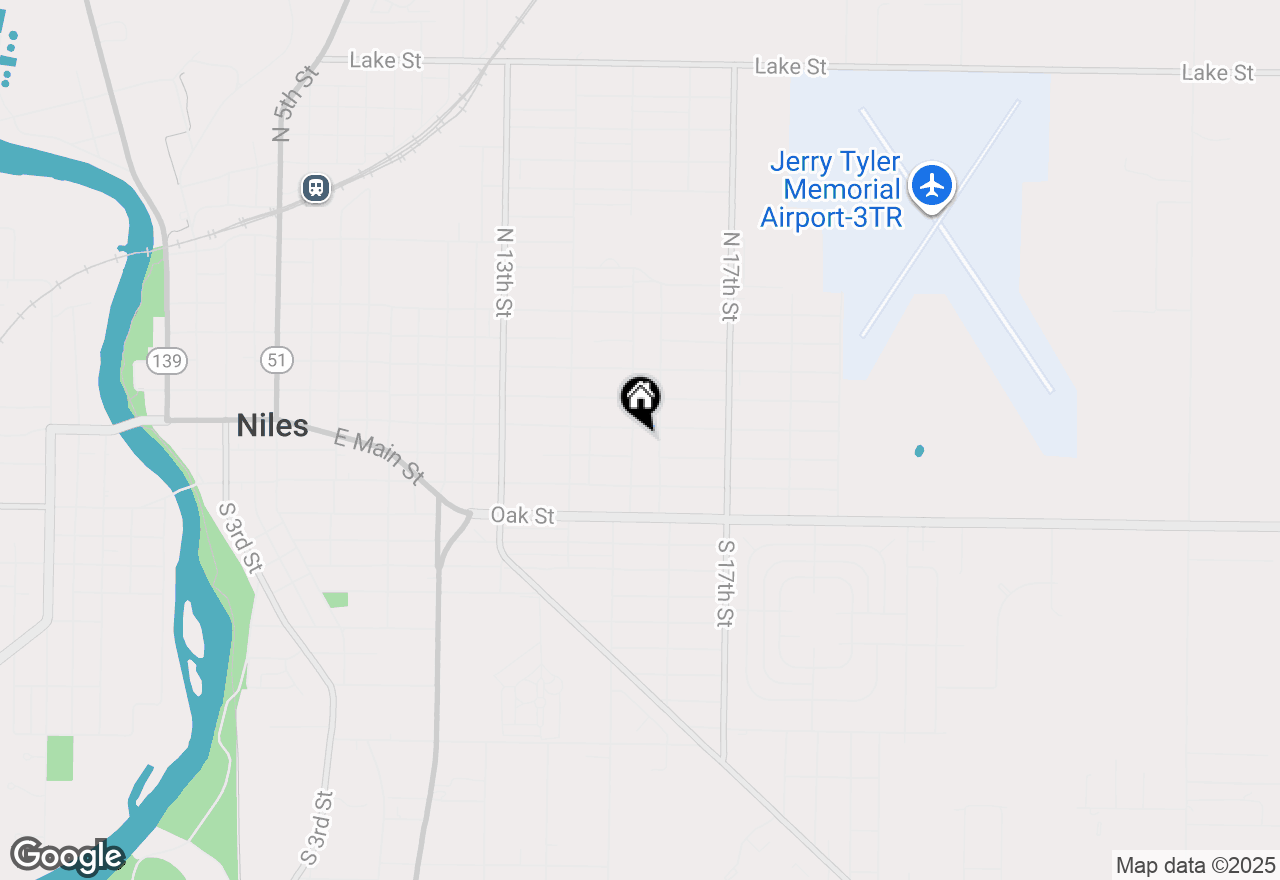 Map of 113 N 15th Street, Niles, MI 49120