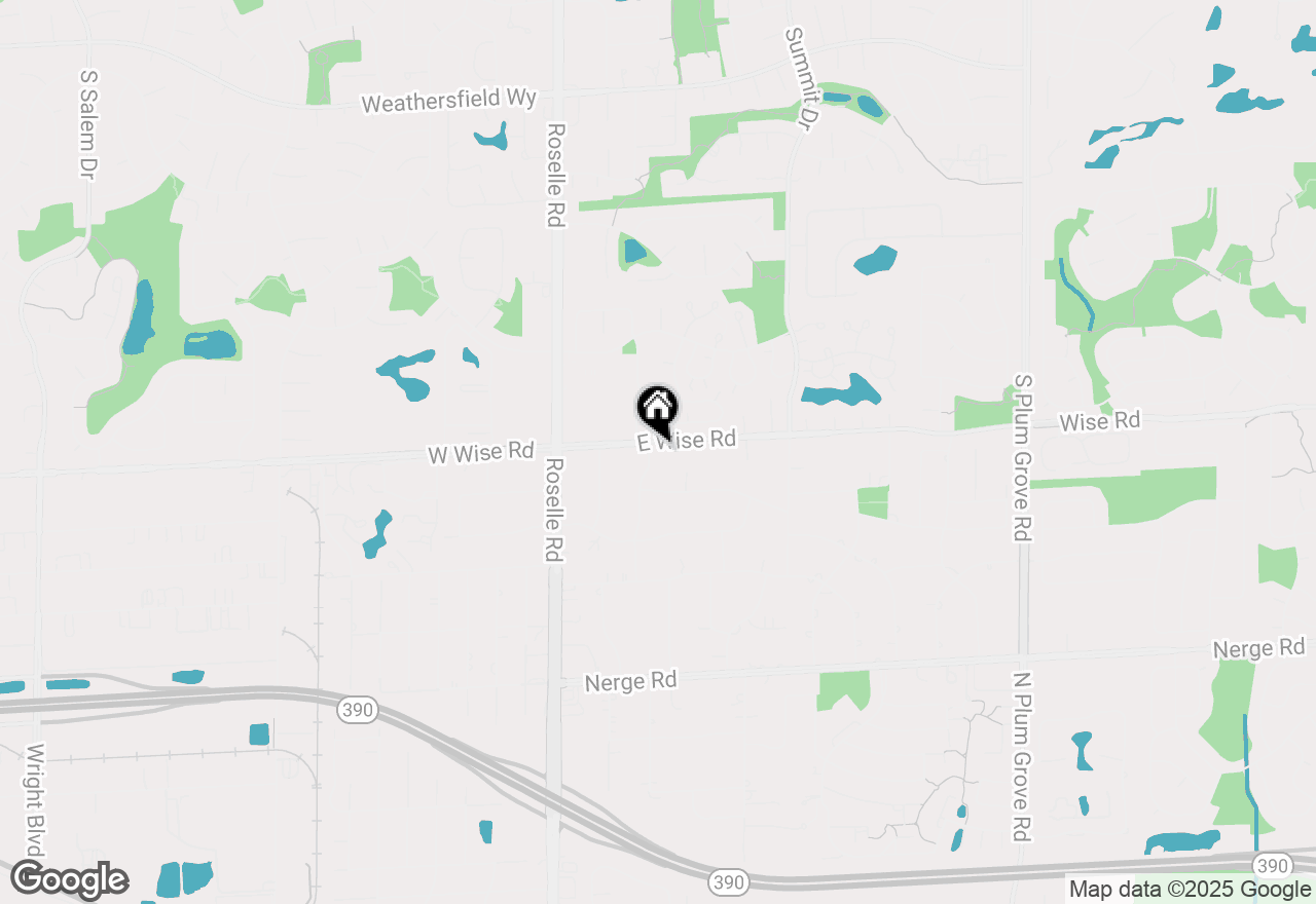 Map of 1205 Laurel Lane, Schaumburg, IL 60193