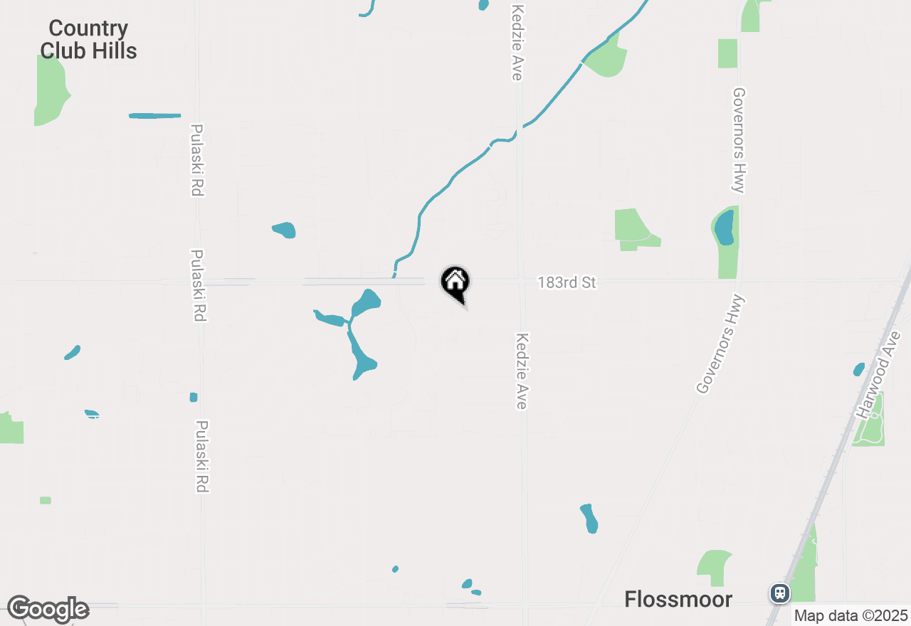 Map of 3360 184th Street #3W, Homewood, IL 60430