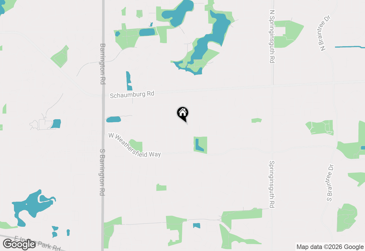 Map of 136 Caryville Lane, Schaumburg, IL 60193
