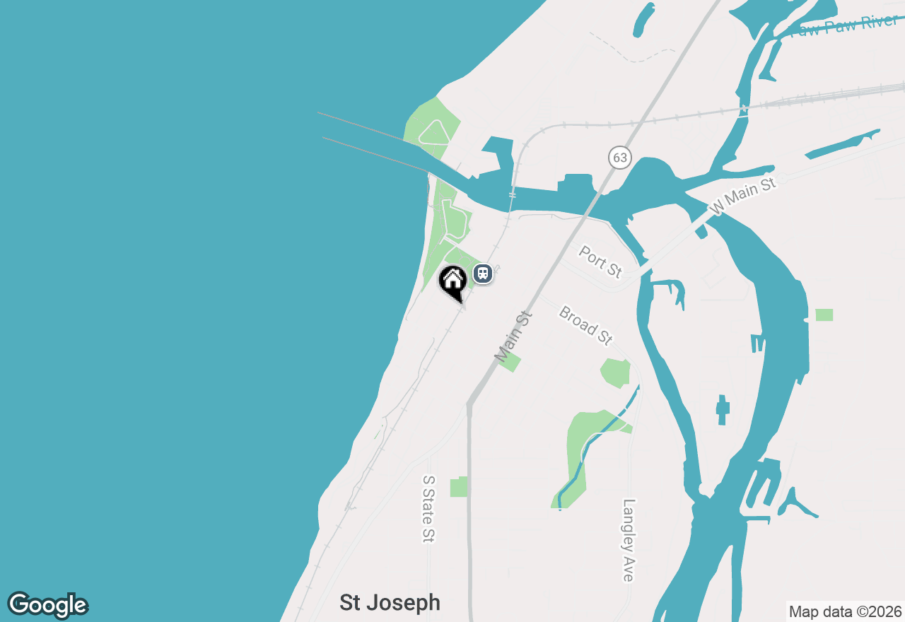 Map of 622 Vine Street, St. Joseph, MI 49085