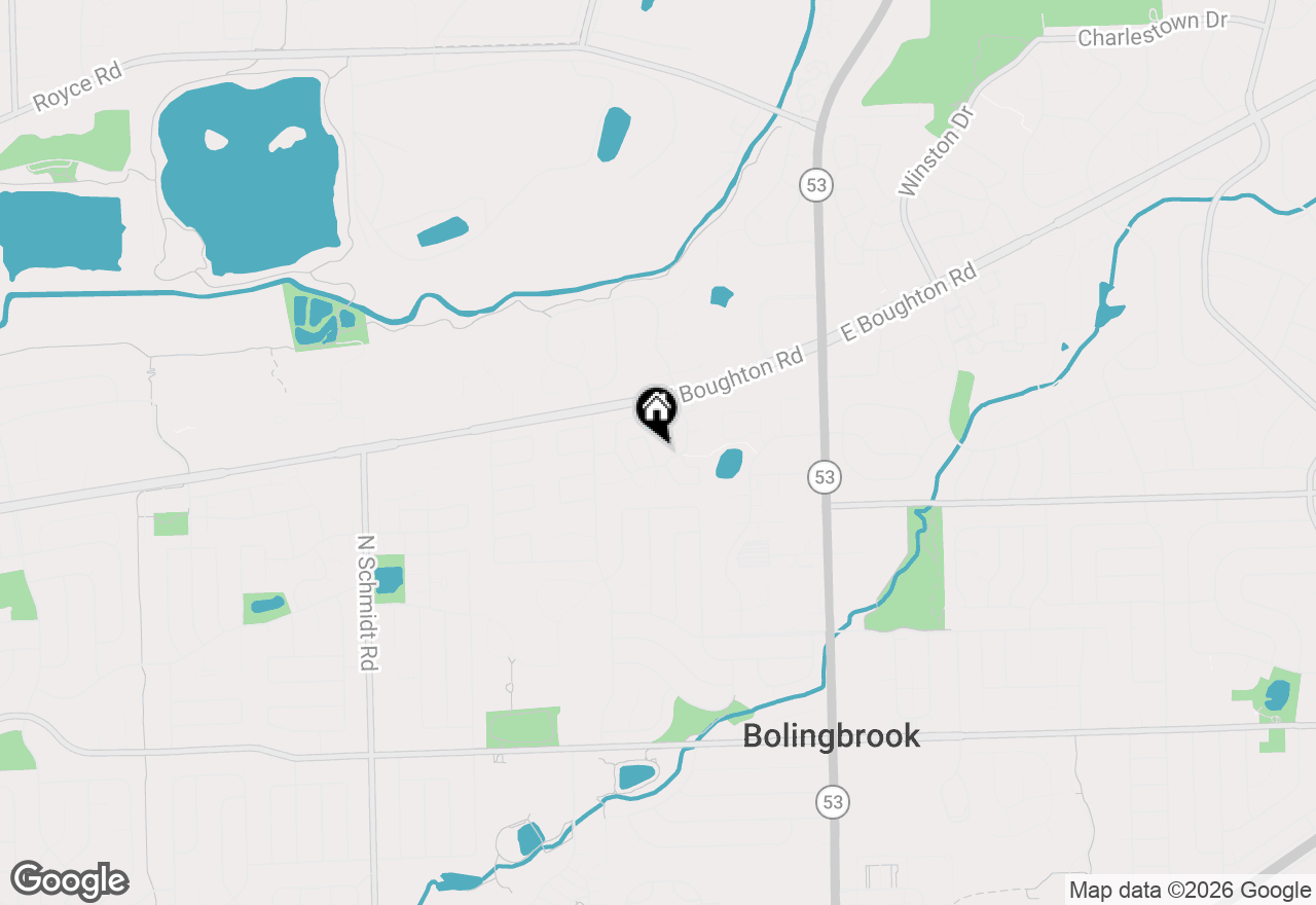 Map of 370 Kirkwood Circle, Bolingbrook, IL 60440