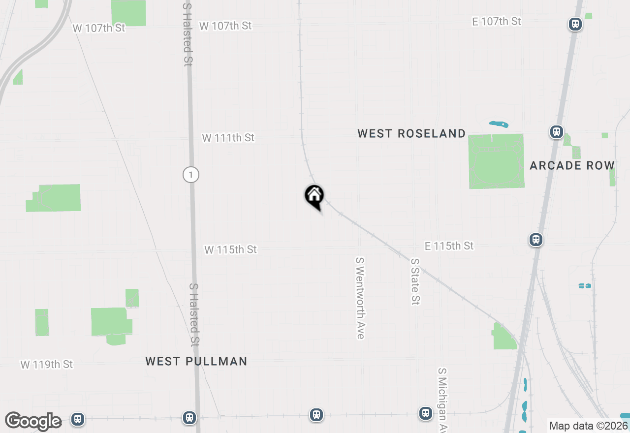 Map of 11354 S Harvard Avenue, Chicago, IL 60628