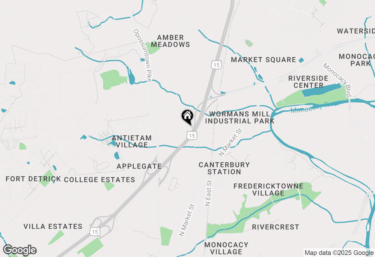 Map of 184 Thomas Johnson Drive #3F, Frederick, MD 21702