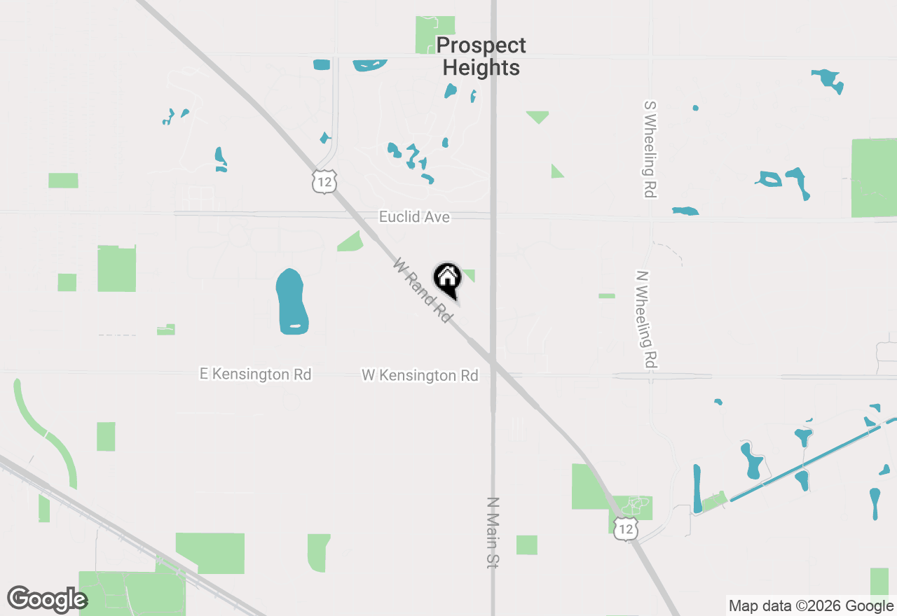 Map of 216 W Rand Road, Mount Prospect, IL 60056