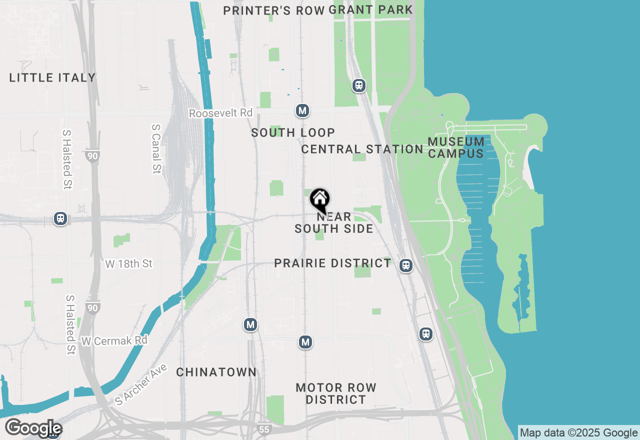Map of 50 E 16th Street #813, Chicago, IL 60616