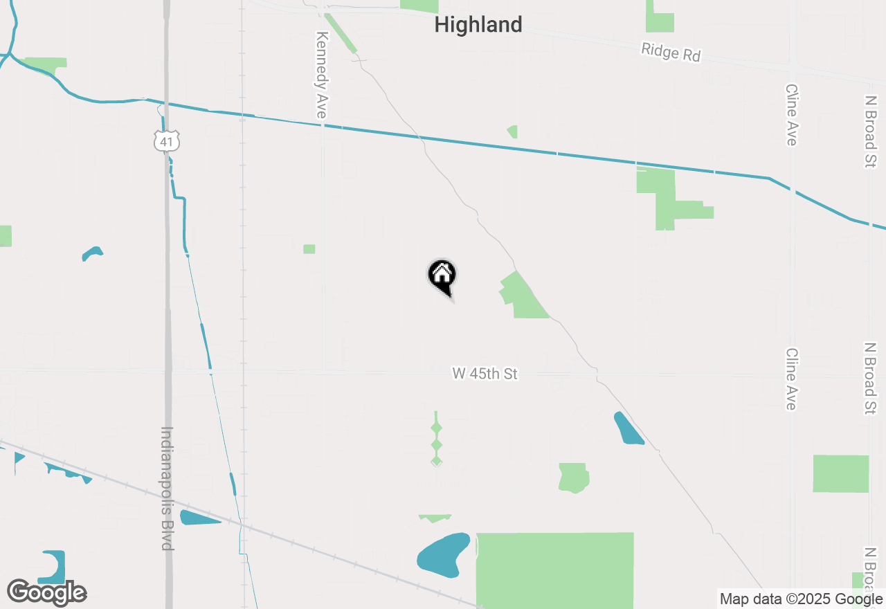 Map of 3103 Lois Place, Highland, IN 46322
