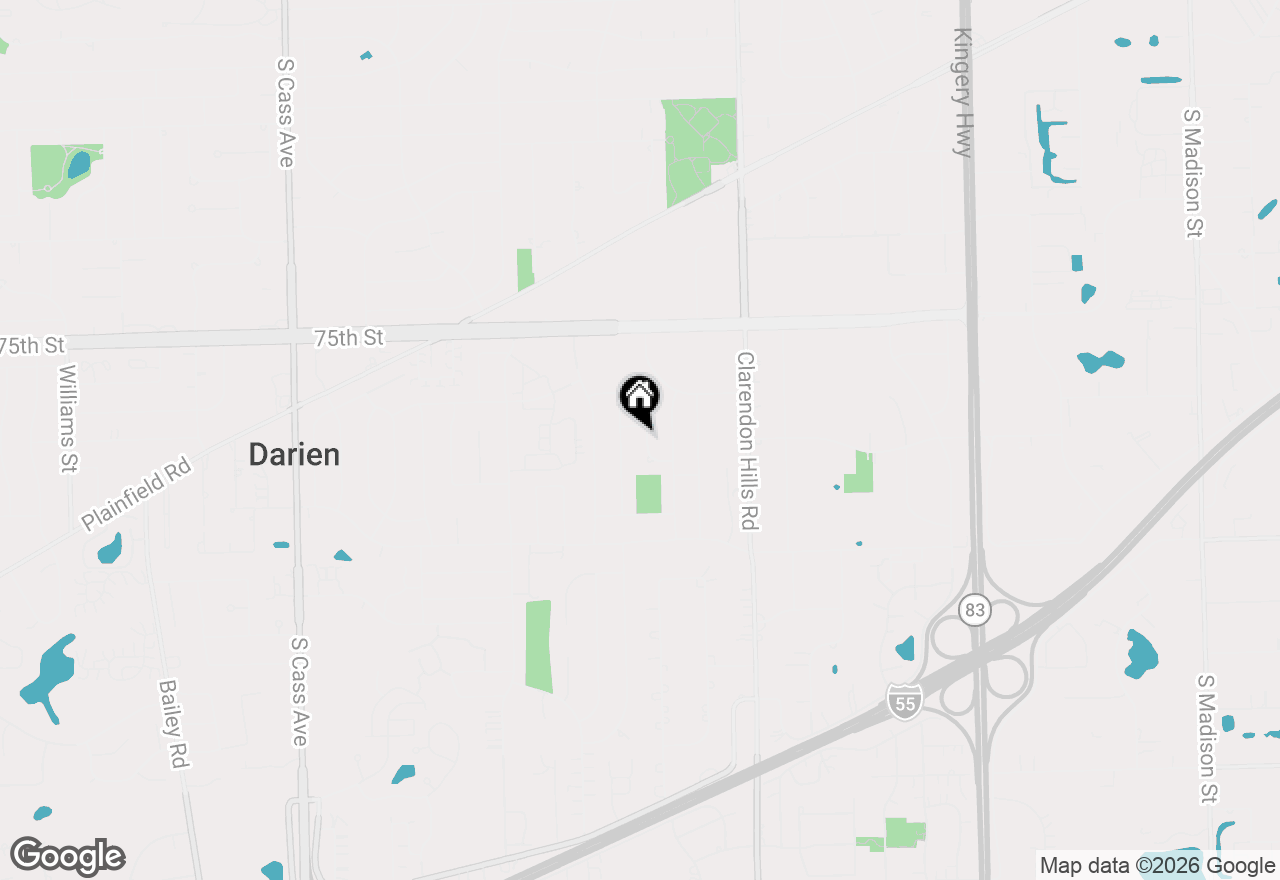 Map of 7700 Apple Tree Lane, Willowbrook, IL 60527