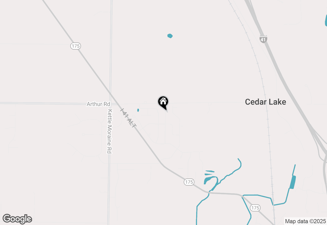 Map of 665 Mary Way, Slinger, WI 53086