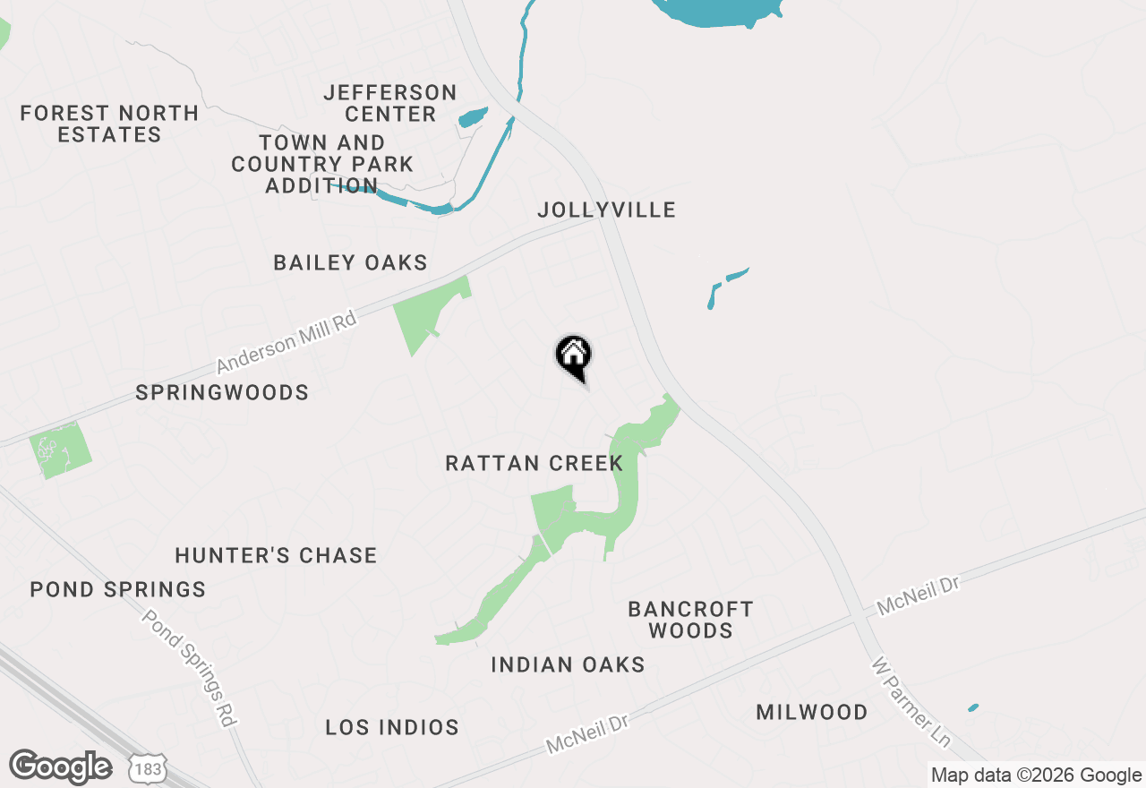 Map of 7707 Montaque Dr, Austin, TX 78729