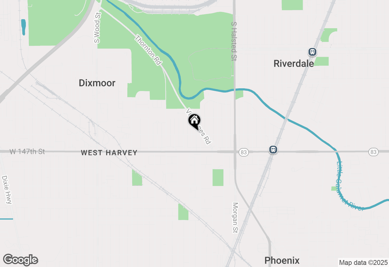 Map of 14547 Kentucky Avenue, Harvey, IL 60426