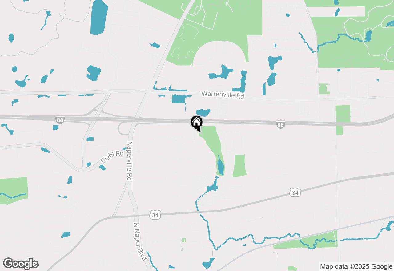 Map of 4417 Fender Road, Lisle, IL 60532