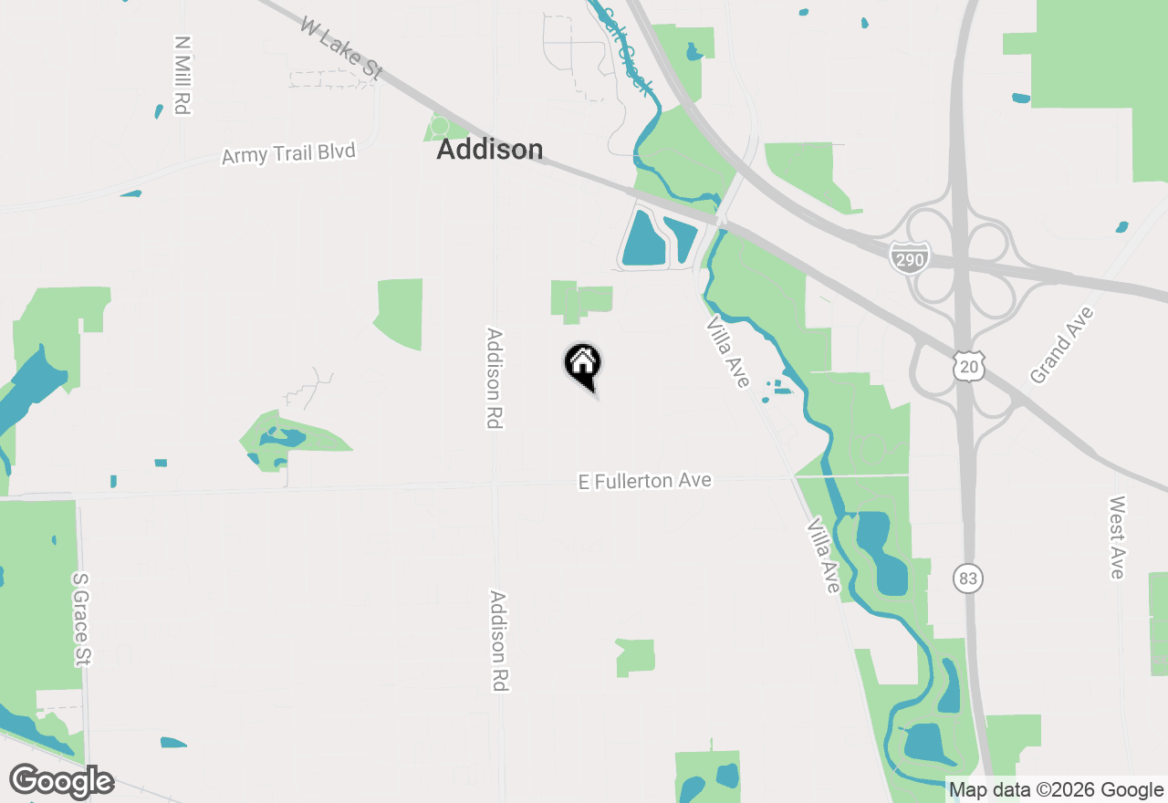 Map of 221 S Michigan Avenue, Addison, IL 60101