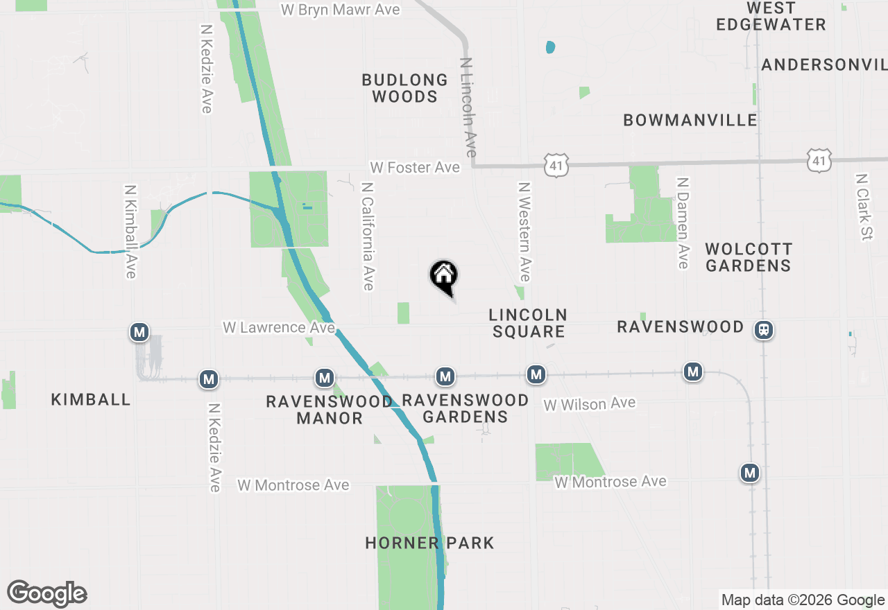Map of 4830 N Rockwell Street #2, Chicago, IL 60625
