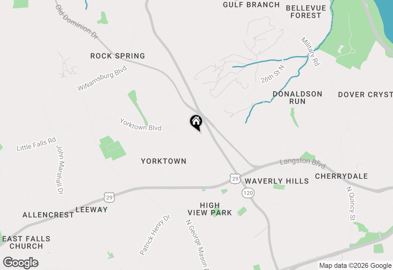 Map of 4829 26th Street N, Arlington, VA 22207