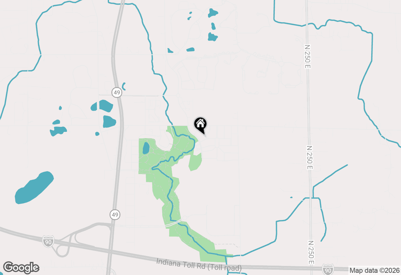 Map of 2405 Dickinson Road, Chesterton, IN 46304