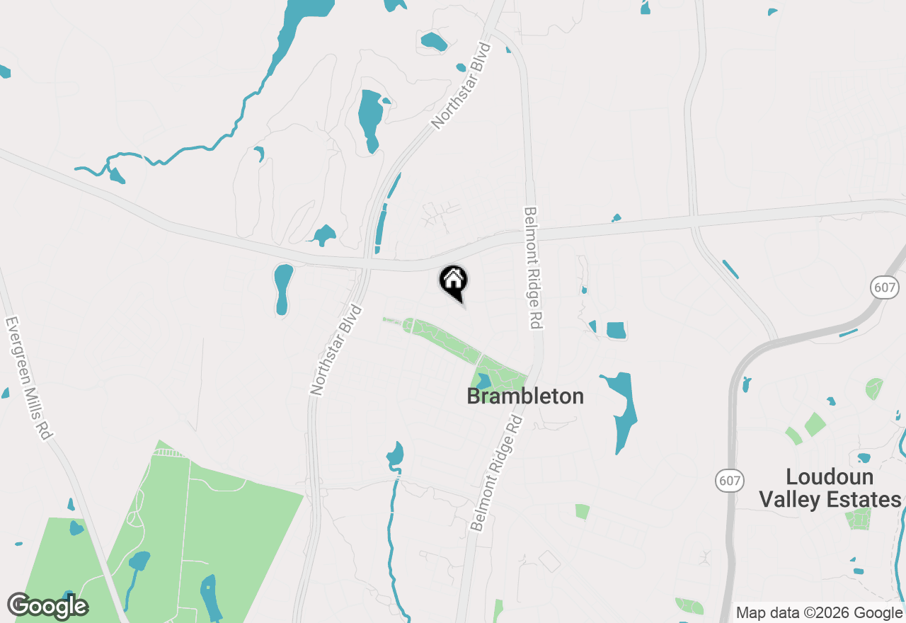 Map of 22862 Cartier Terrace, Brambleton, VA 20148