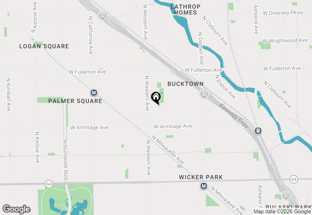 Map of 2324 W Charleston Street, Chicago, IL 60647