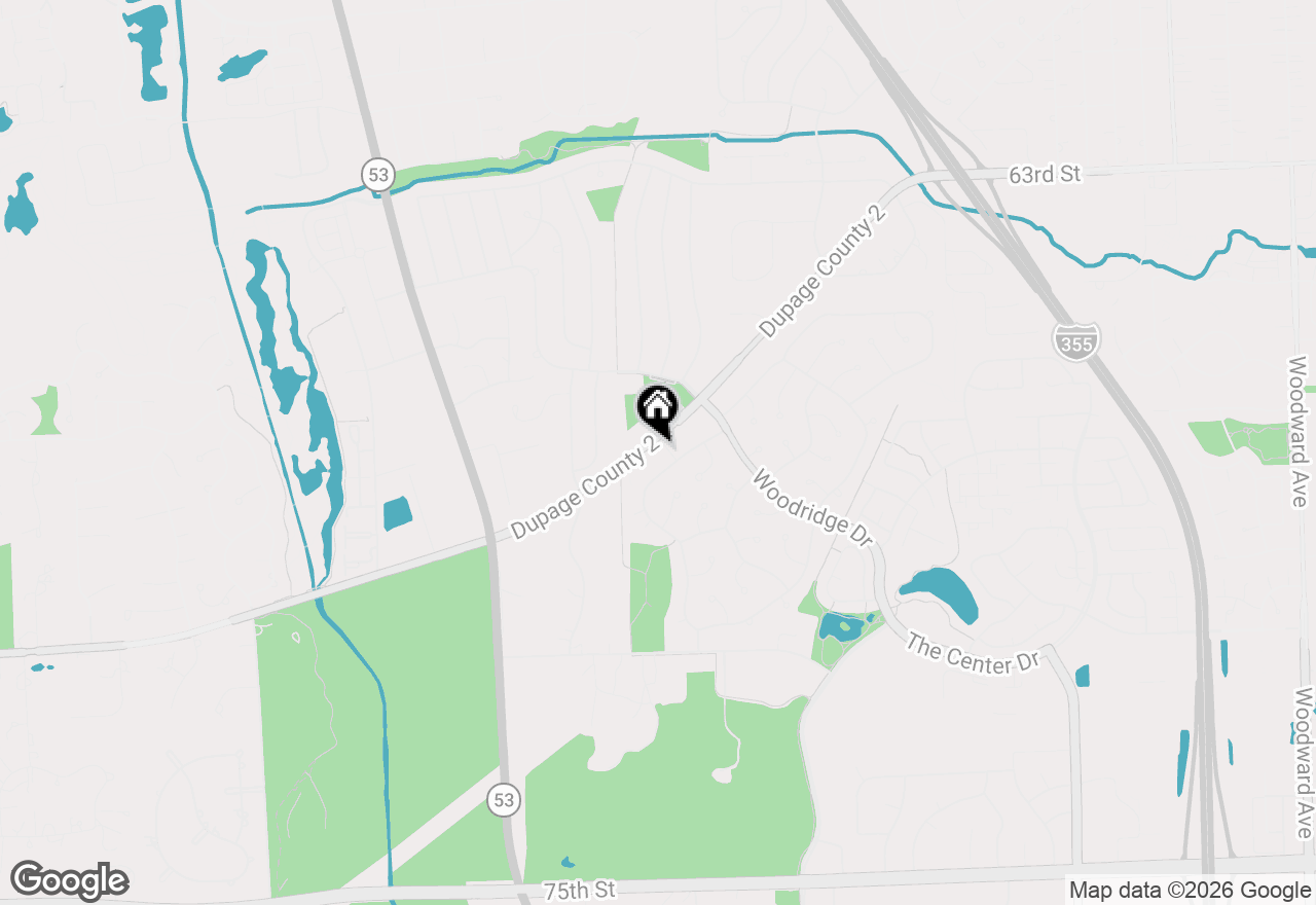 Map of 3018 Roberts Drive #3, Woodridge, IL 60517