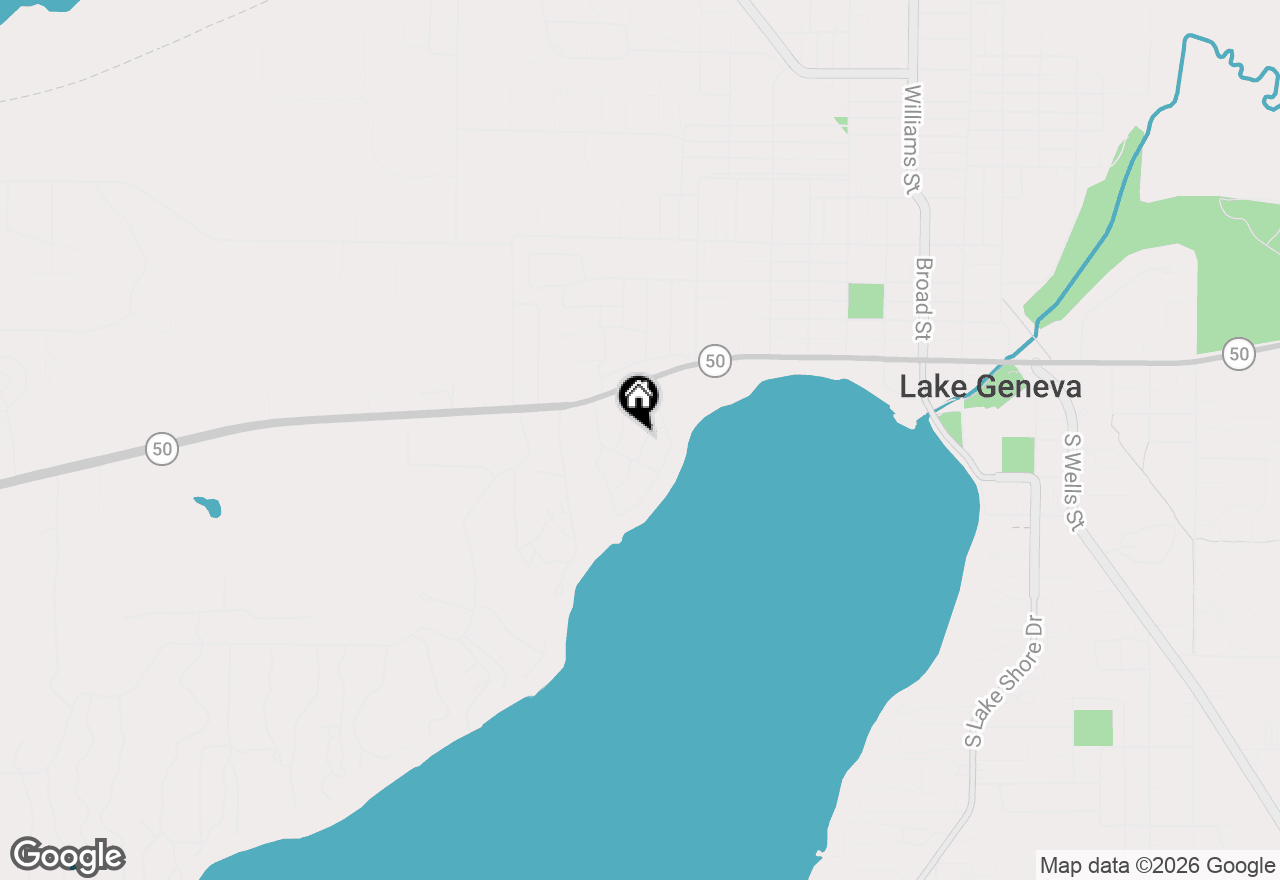Map of 1567 Evergreen Ln, Lake Geneva, WI 53147