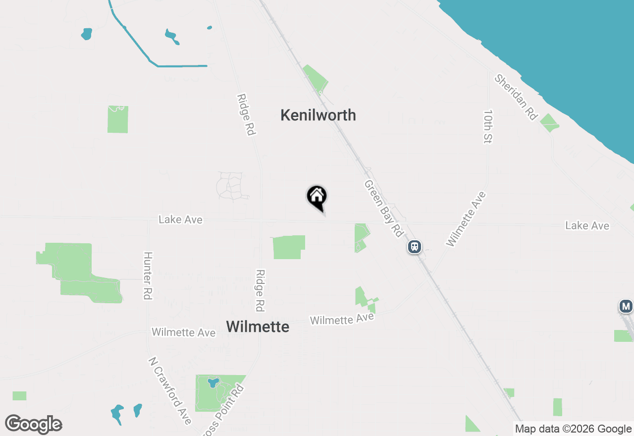 Map of 1620 Lake Avenue, Wilmette, IL 60091