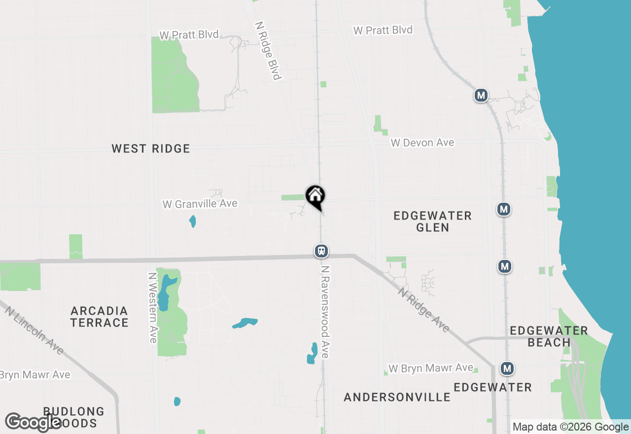 Map of 6146 N Ravenswood Avenue #2, Chicago, IL 60660