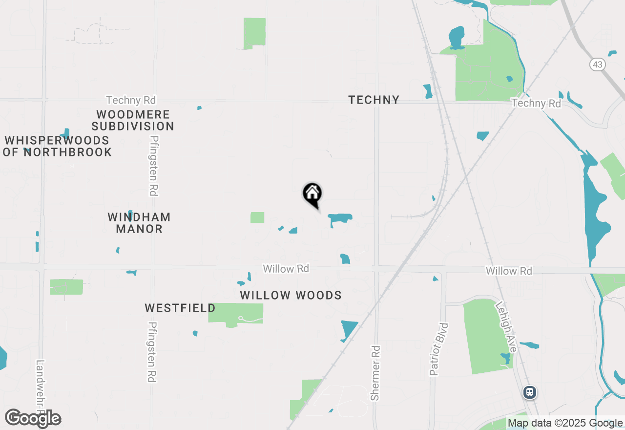 Map of 2372 Salceda Drive, Northbrook, IL 60062