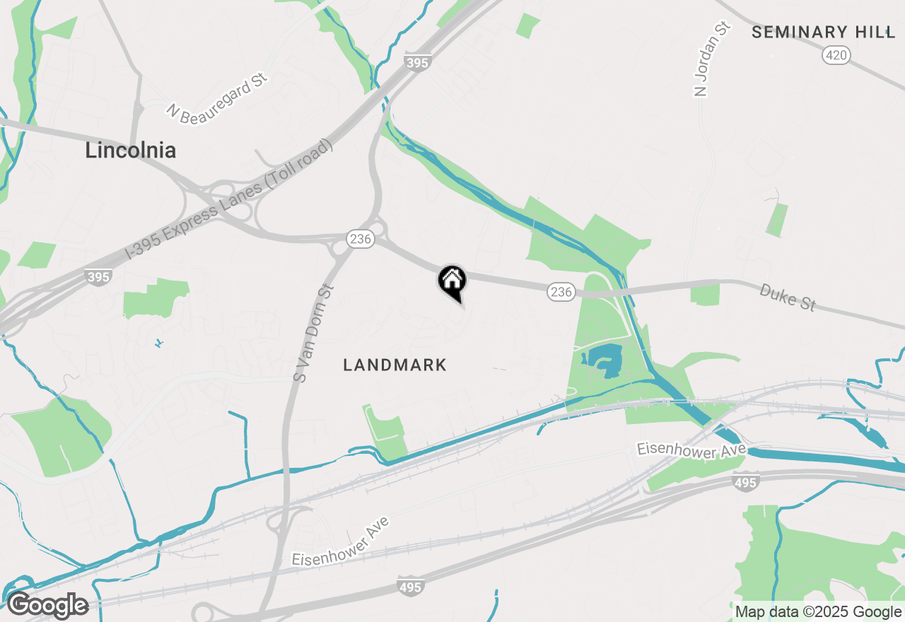 Map of 5250 Valley Forge Drive #105, Alexandria, VA 22304