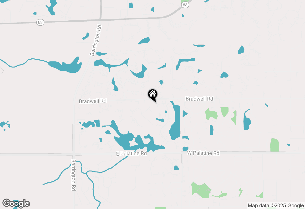 Map of 2105 Mulguy Drive, Inverness, IL 60010