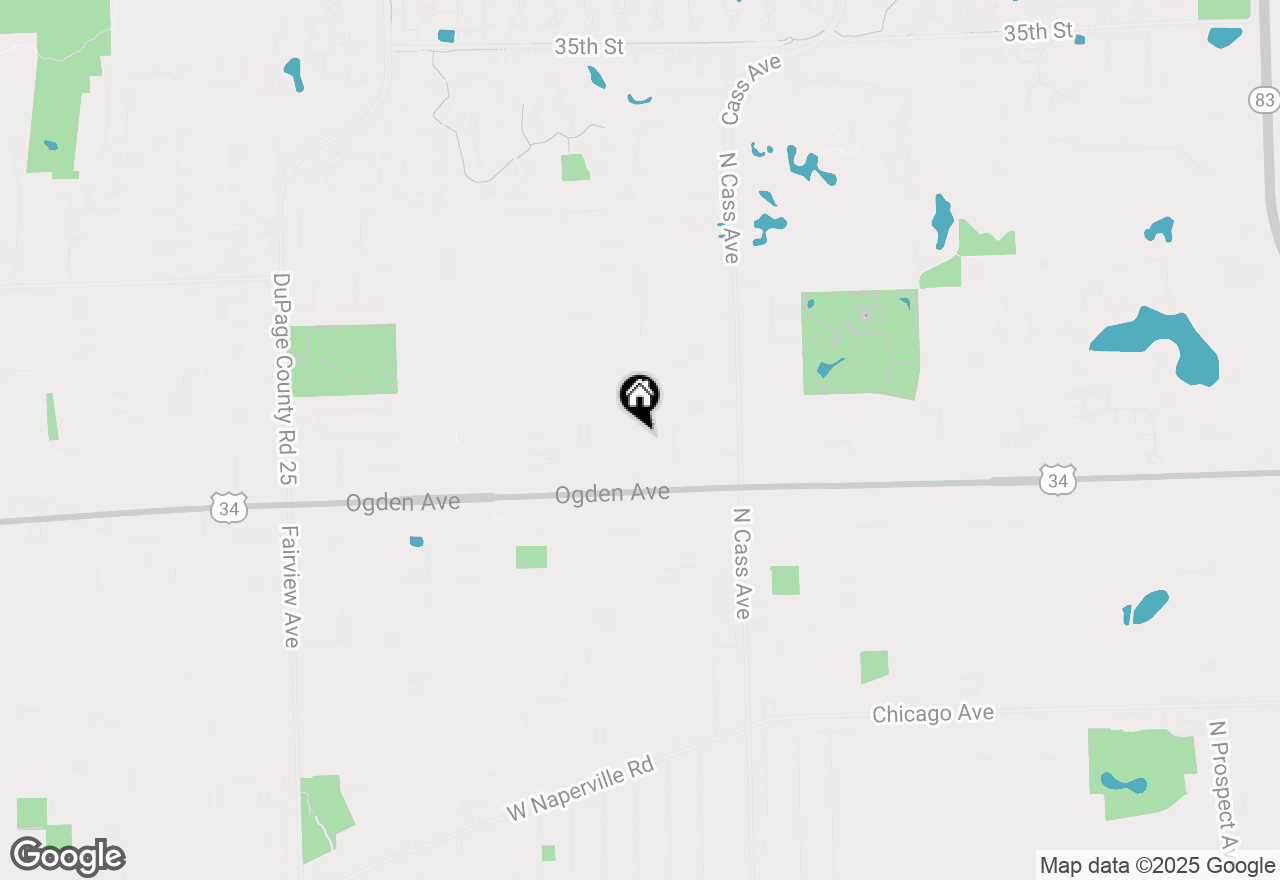 Map of 4106 N Adams Street, Westmont, IL 60559