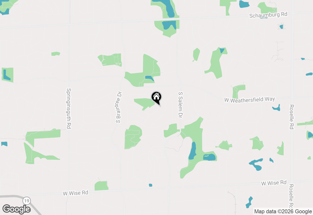 Map of 608 Norwood Lane, Schaumburg, IL 60193