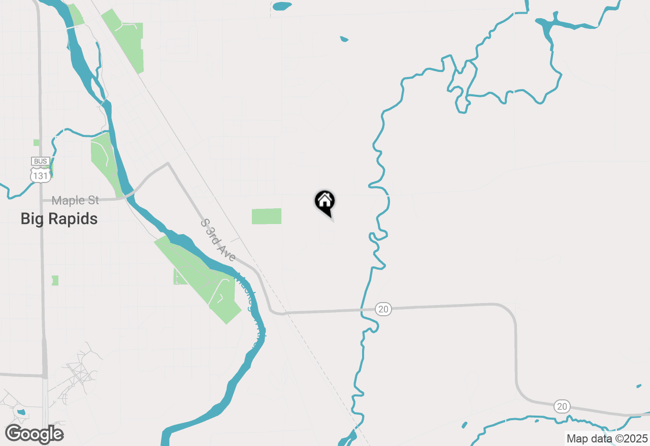 Map of 15900 Belmont Drive, Big Rapids, MI 49307