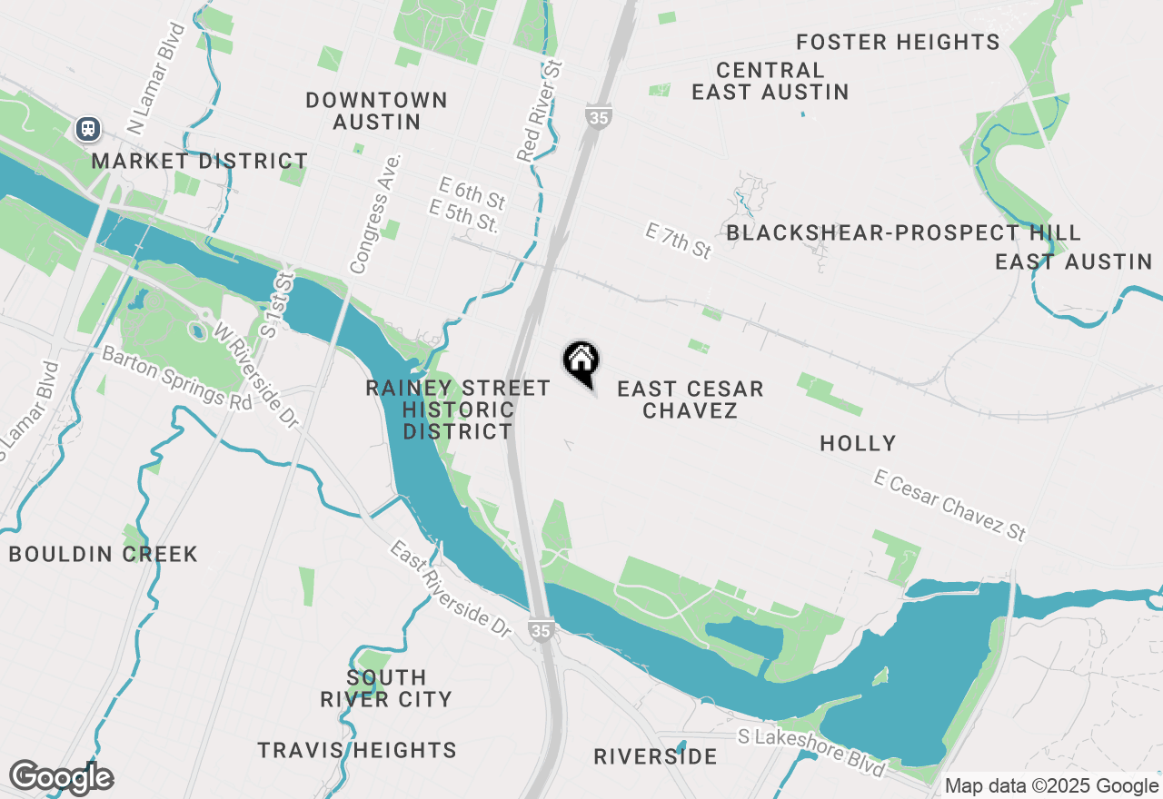 Map of 1020 Spence St #B, Austin, TX 78702