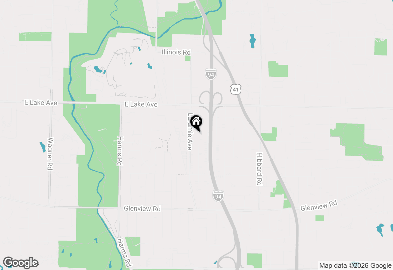 Map of 711 Leamington Avenue, Wilmette, IL 60091