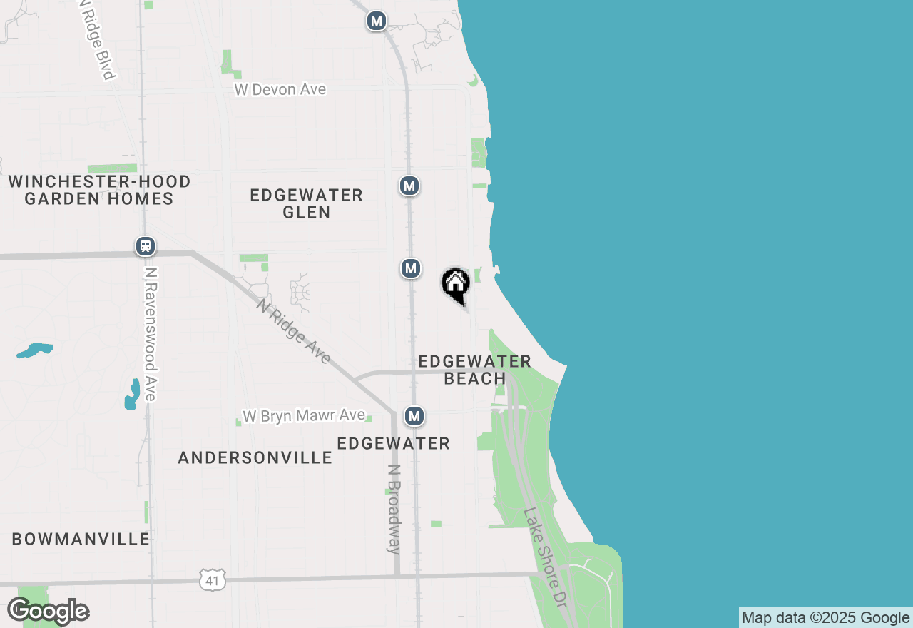 Map of 5825 N Kenmore Avenue #3, Chicago, IL 60660