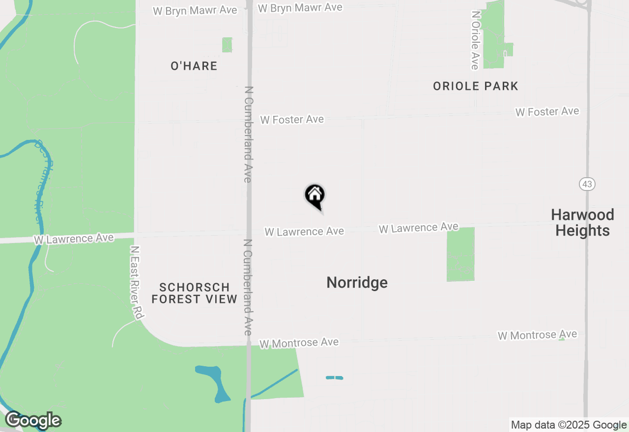 Map of 4821 N Prospect Avenue, Norridge, IL 60706