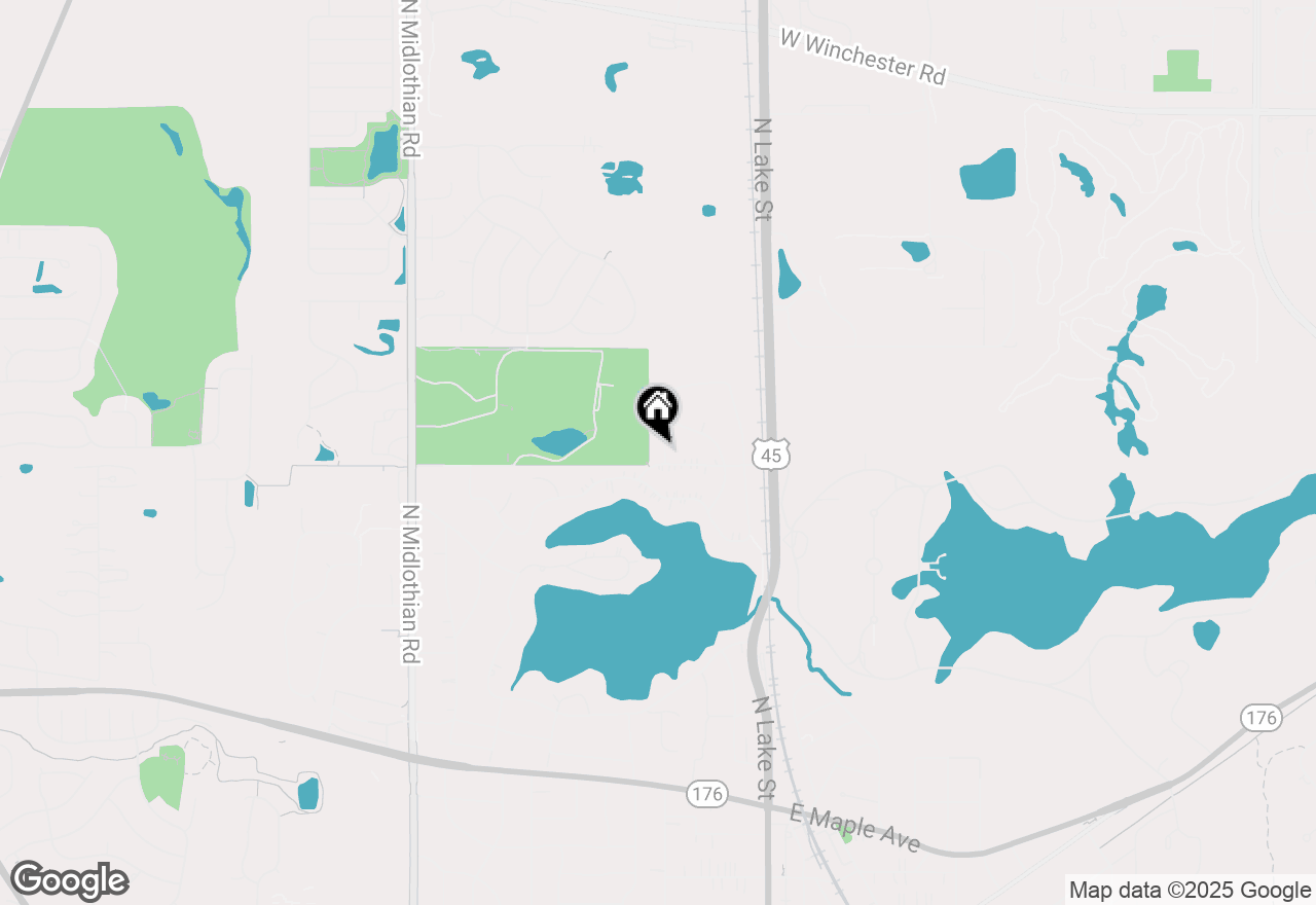 Map of 1304 Dunleer Drive, Mundelein, IL 60060