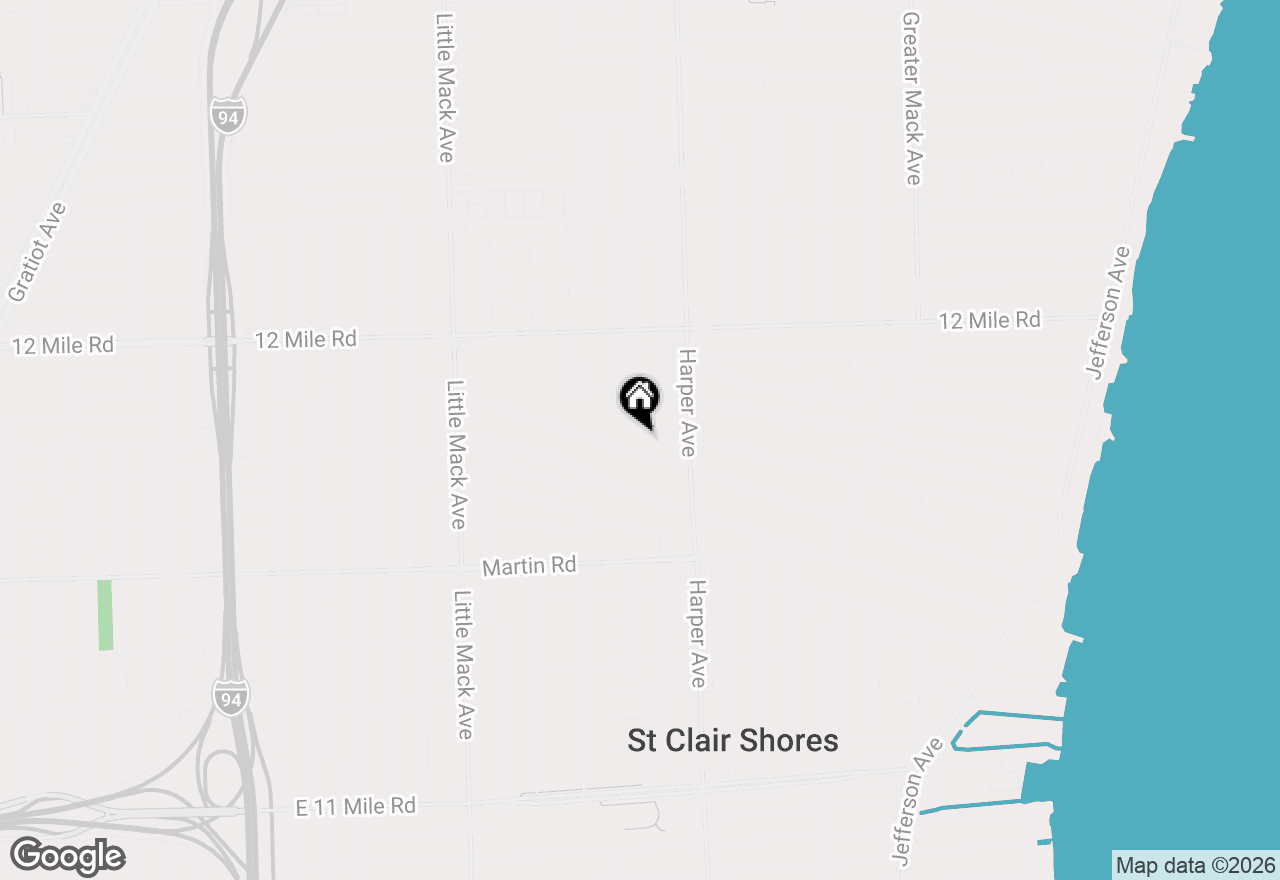 Map of 21301 Saint Gertrude Street, St Clair Shores, MI 48081