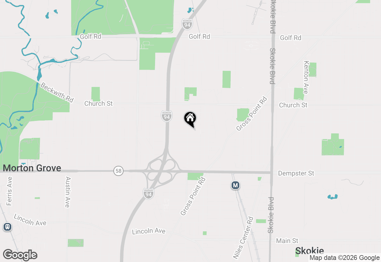 Map of 5255 Suffield Terrace, Skokie, IL 60077