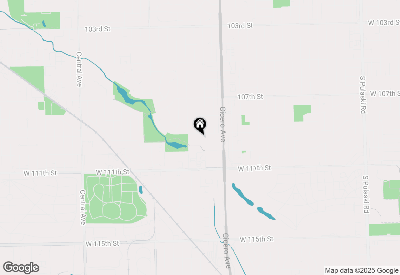 Map of 4909 W 109th Street #203, Oak Lawn, IL 60453