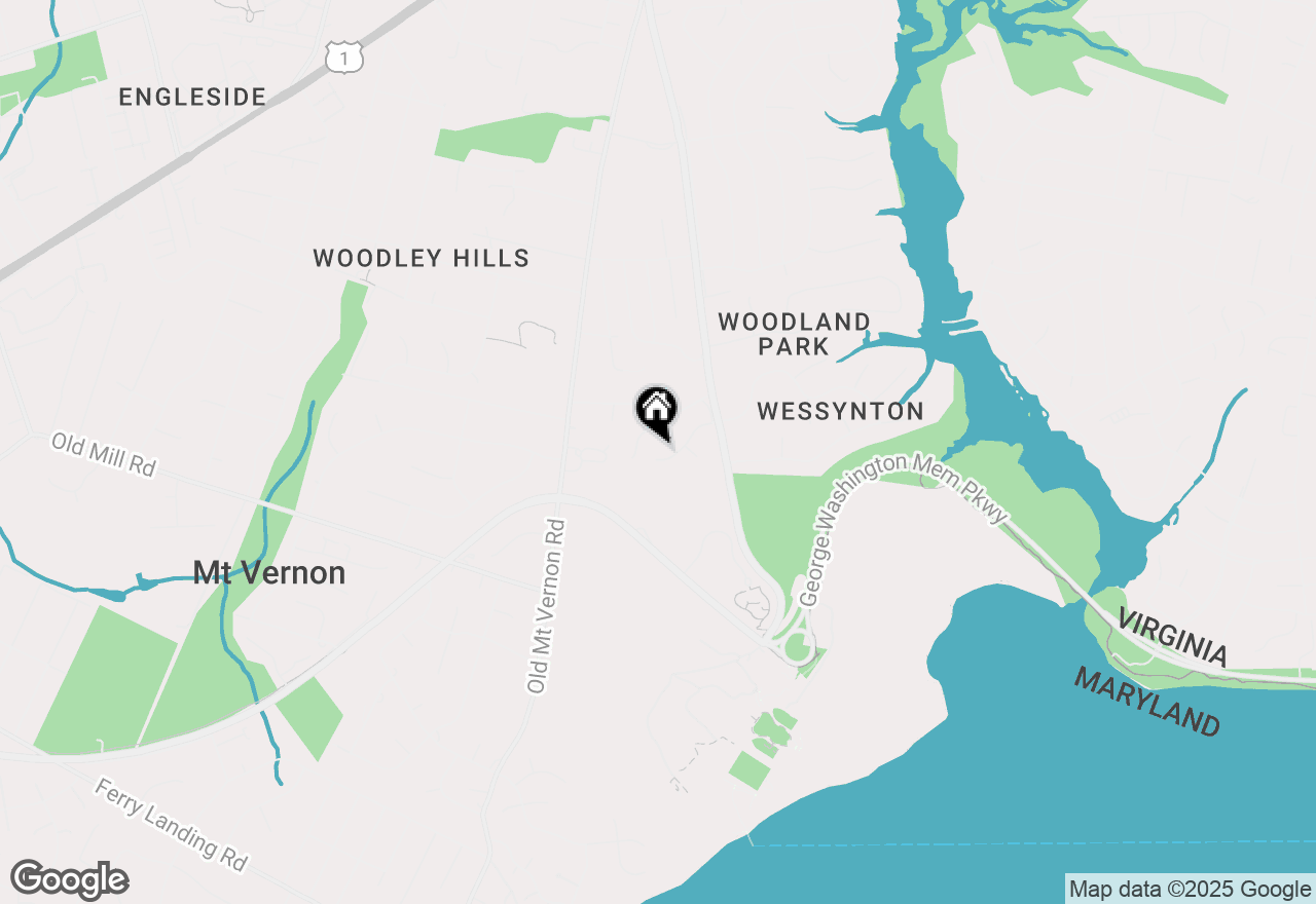 Map of 3416 Wessynton Way, Alexandria, VA 22309