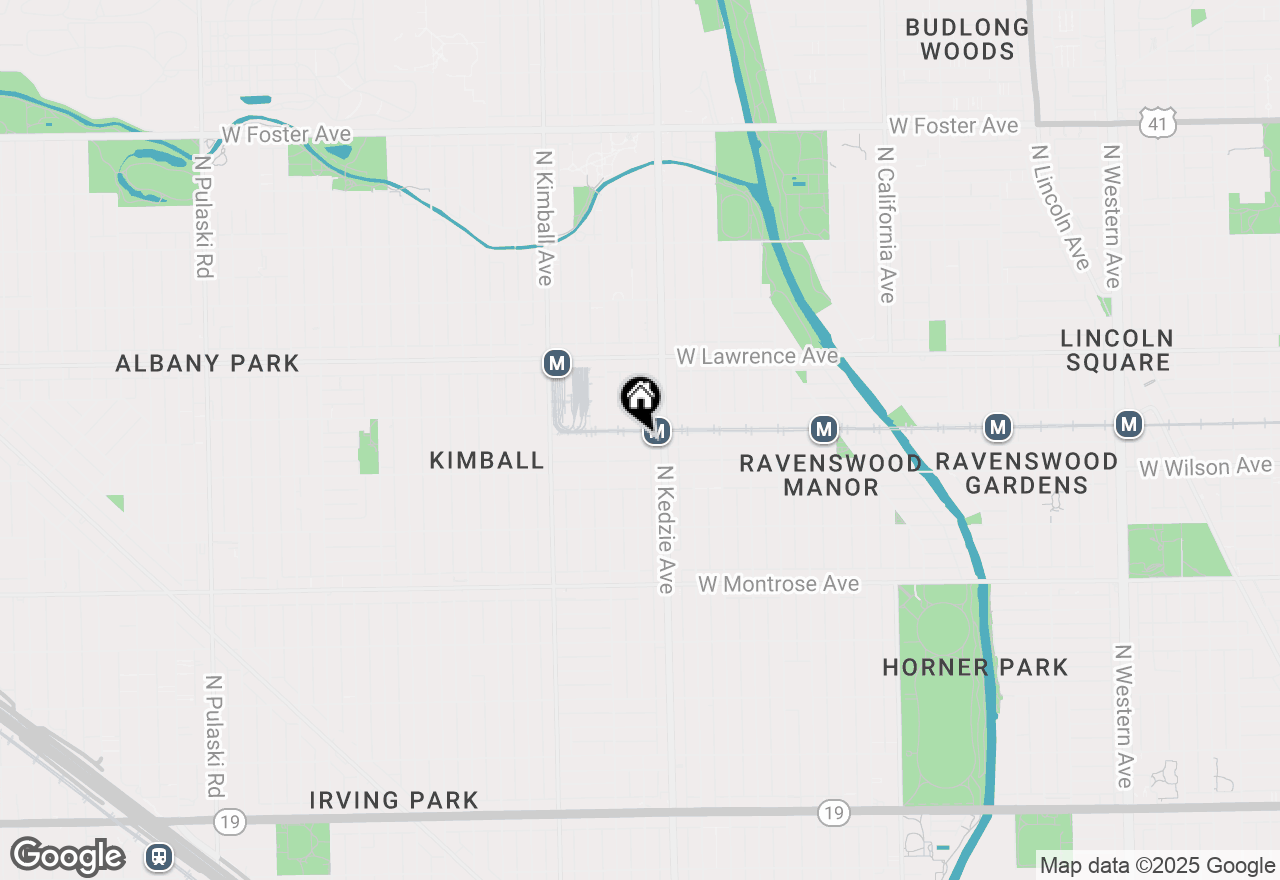 Map of 3222 W Eastwood Avenue #1W, Chicago, IL 60625