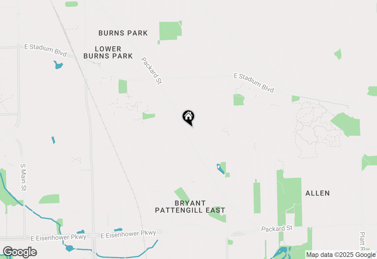 Map of 2217 Packard Street #15, Ann Arbor, MI 48104