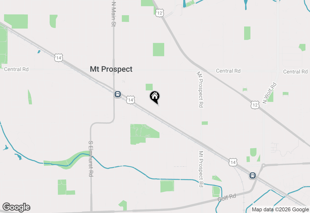 Map of 217 S Owen Street, Mount Prospect, IL 60056