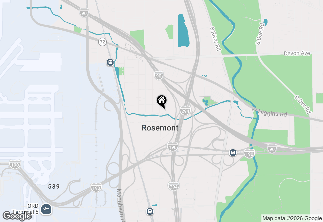 Map of 6013 N Emerson Street, Rosemont, IL 60018