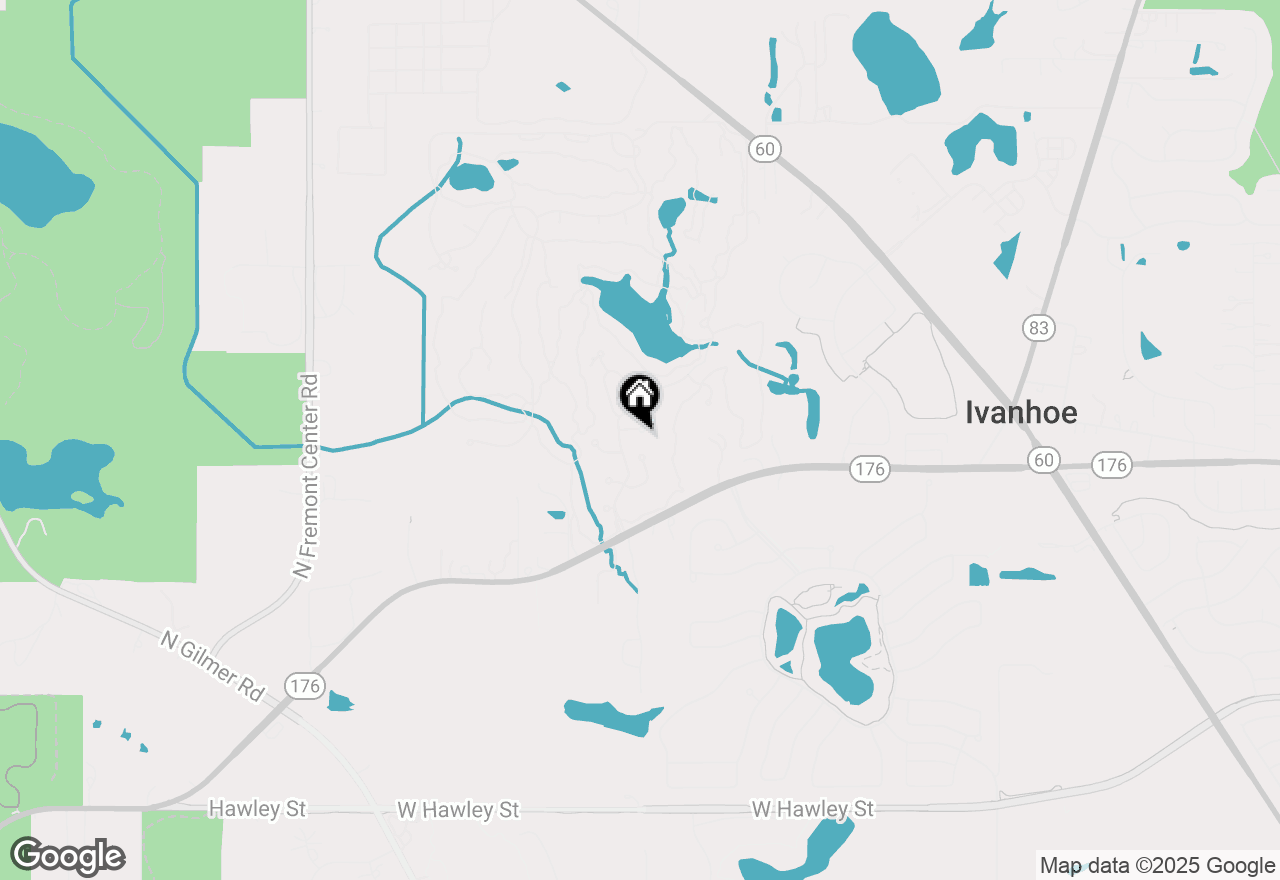 Map of 21757 W Jupiter Court, Ivanhoe, IL 60060